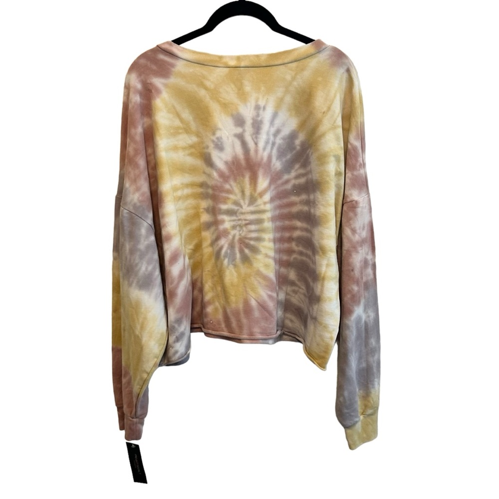 💥NWT💥 Project Social T Tie Dye Crop Sweatshirt Large